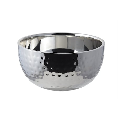 Bon Chef Double Wall Bowl W/Hammer Finish 9-3/8" X 5" 3 Qt. 61260